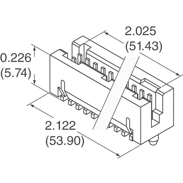 87409-140LF Amphenol ICC (FCI)  Headers Male Pins